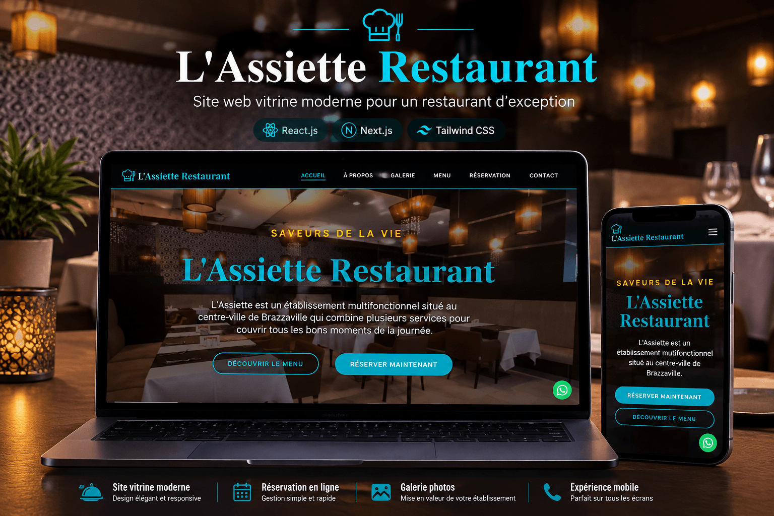 Site vitrine — Restaurant